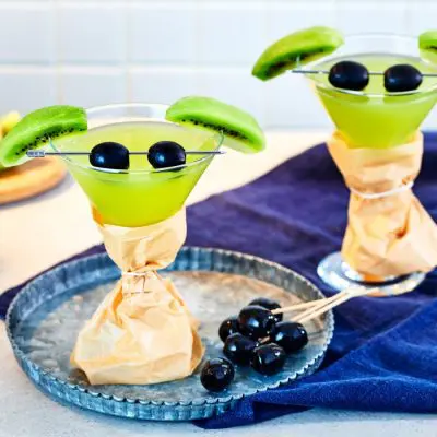 Front shot of refreshing Baby Yoda Cocktails