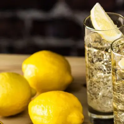 Image of Highball Cocktails garnished with lemon wedges