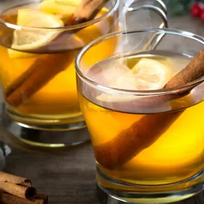 Two Hot Toddy Bourbon cocktails