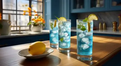 11 Best Blue Non-alcoholic Drinks to Make at Home