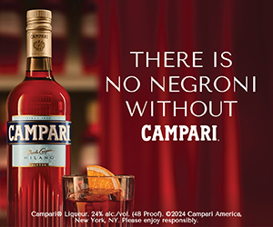 Banner ad for Campari Negroni