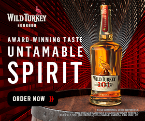 Banner ad for Wild Turkey Bourbon