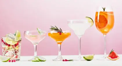 What are the 6 Basic Cocktails?