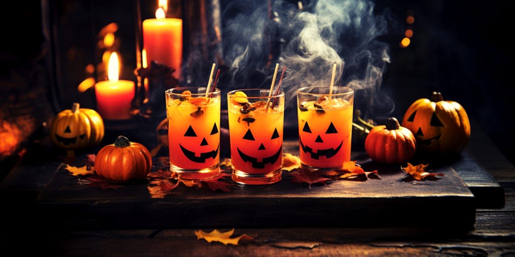 Spooky but cute and easy Halloween cocktails