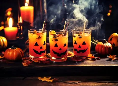 Spooky but cute and easy Halloween cocktails