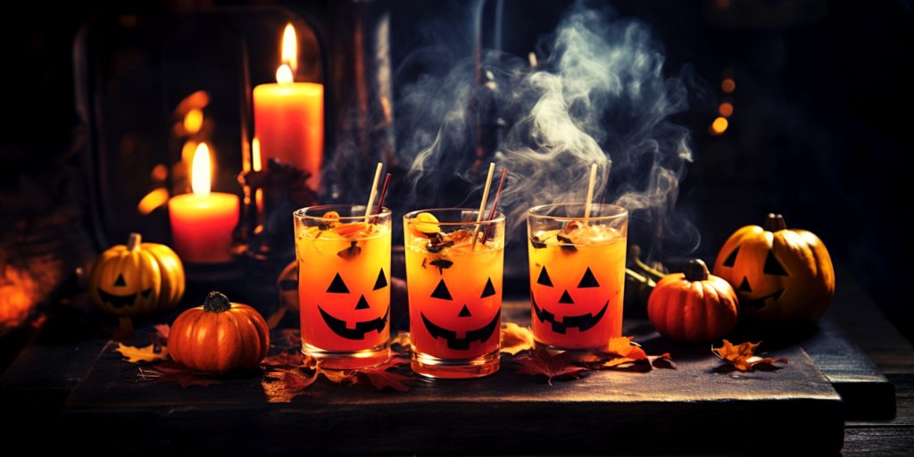 Spooky but cute and easy Halloween cocktails