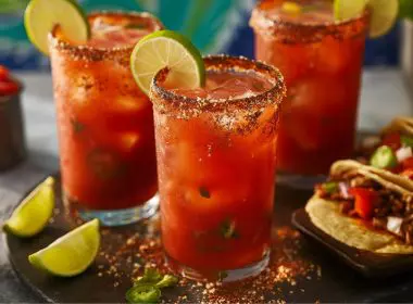 Michelada Mexican Beer Cocktail