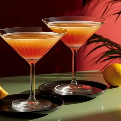 Two French Kiss cocktails