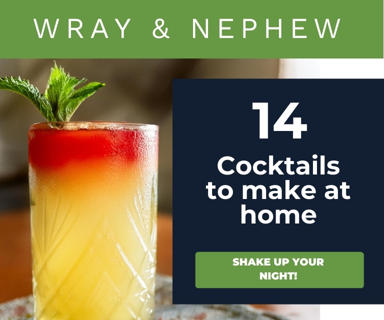 Banner ad for the 14 best Wray & Nephew cocktails