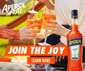 Banner ad for Aperol Spritz